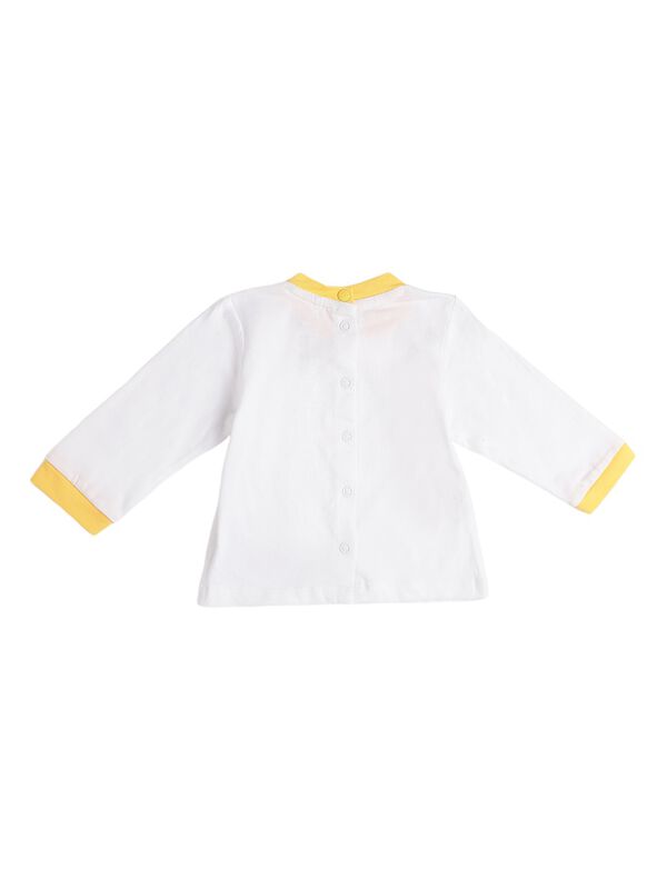 Girls Light Pink Knitted Smock with Leggings image number 1